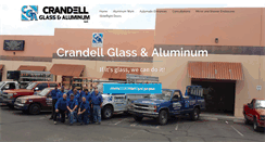 Desktop Screenshot of crandellglass.com